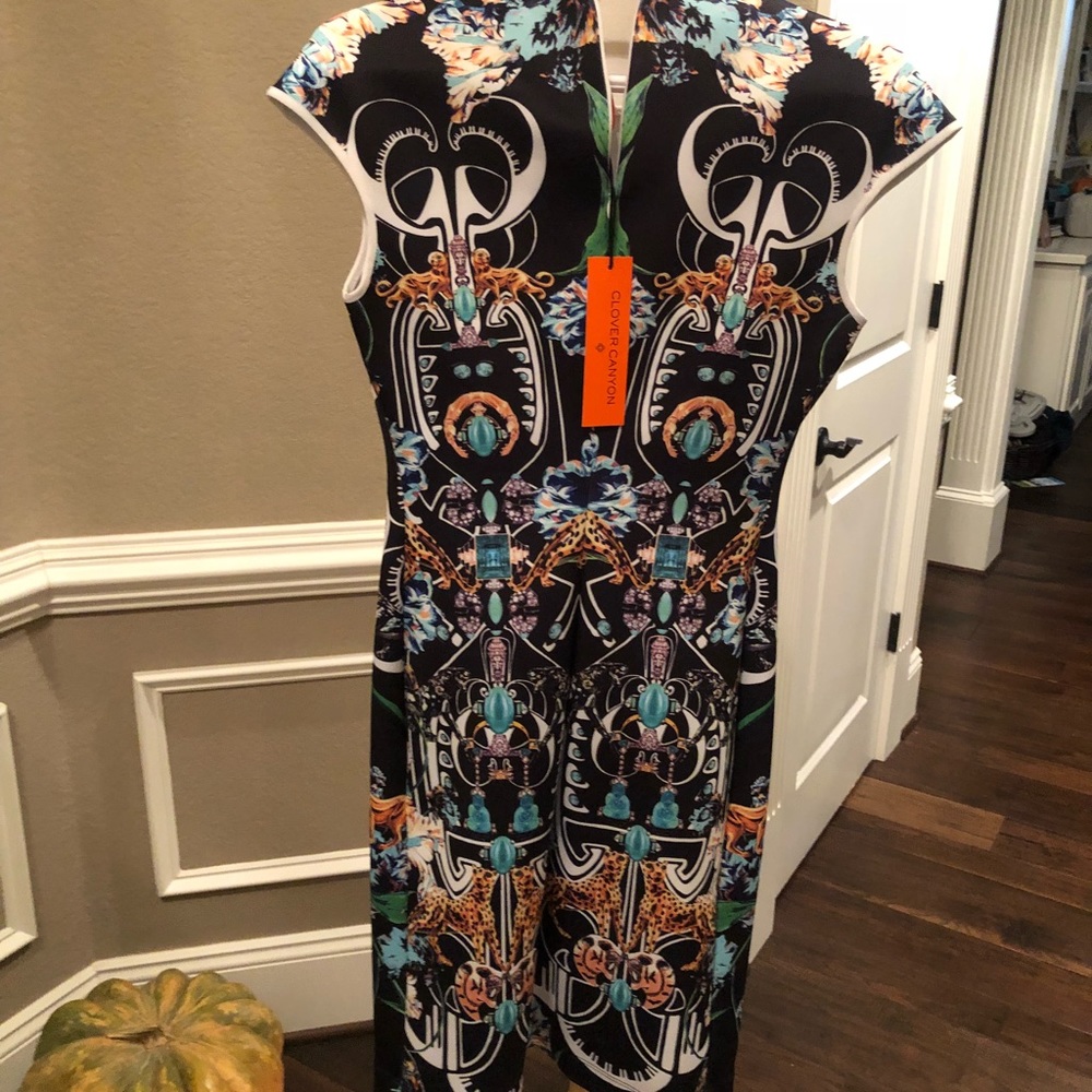 NWT Clover Canyon Bodycon Dress Medium